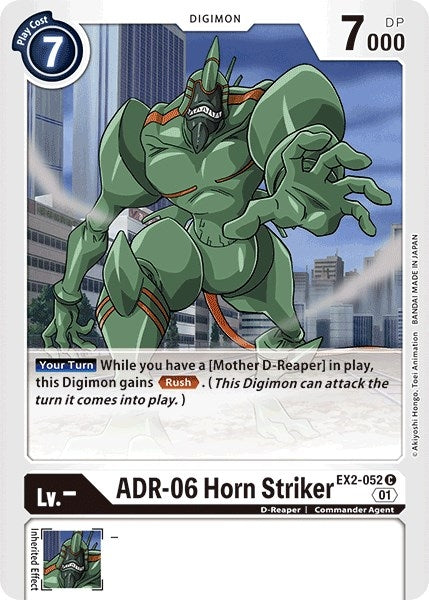 Image for ADR-06 Horn Striker - Digimon Card Game