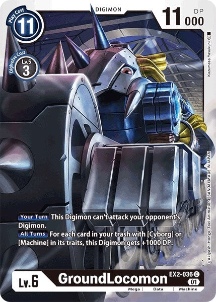 Image for GroundLocomon - Digimon Card Game