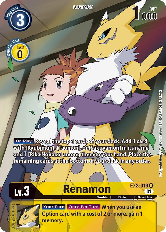 Image for Renamon (Alternate Art) - Digimon Card Game