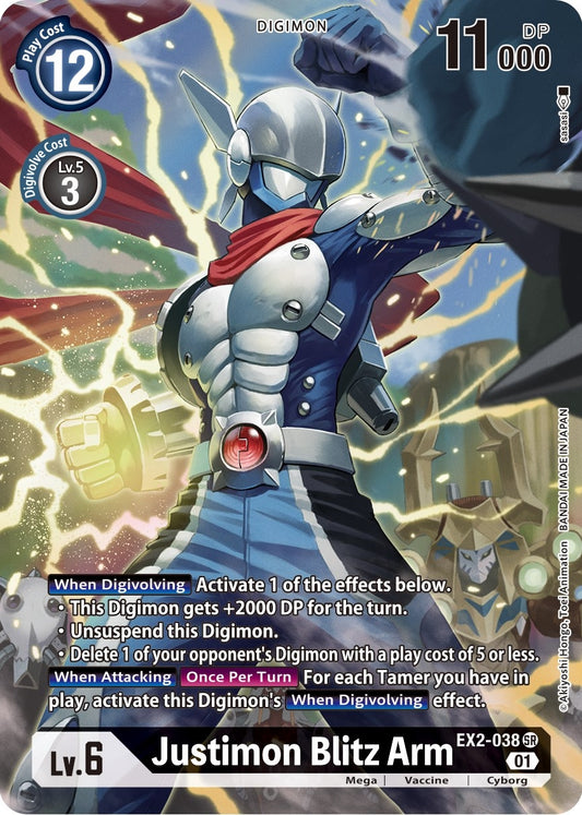 Image for Justimon Blitz Arm (Alternate Art) - Digimon Card Game