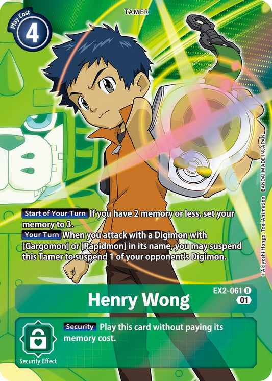 Image for Henry Wong (Alternate Art) - Digimon Card Game