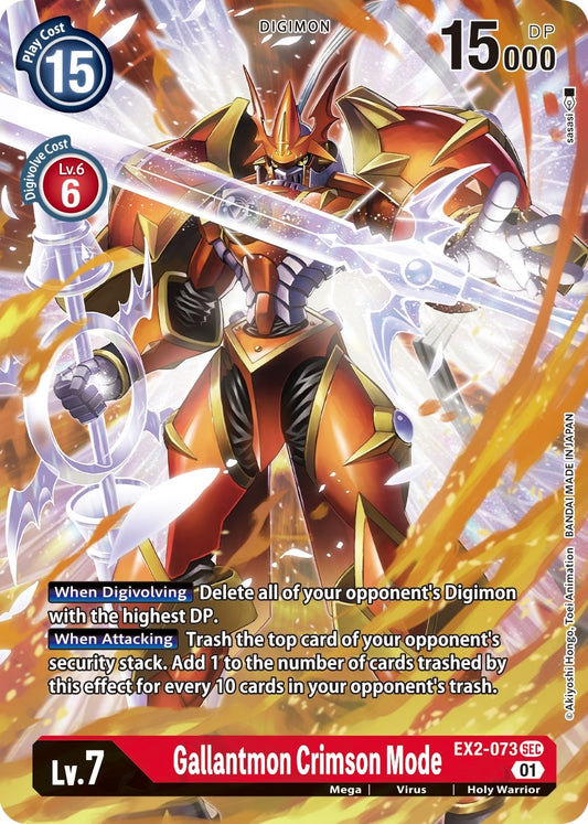 Image for Gallantmon Crimson Mode (Alternate Art) - Digimon Card Game