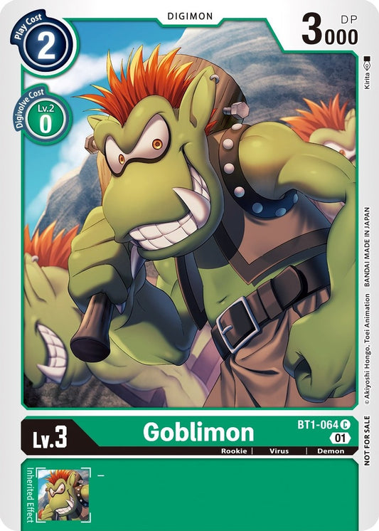 Image for Goblimon - BT1-064 (Winner Pack New Awakening) - Digimon Card Game