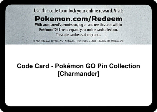 Image for Code Card - Pokemon GO Pin Collection [Charmander] - Pokemon