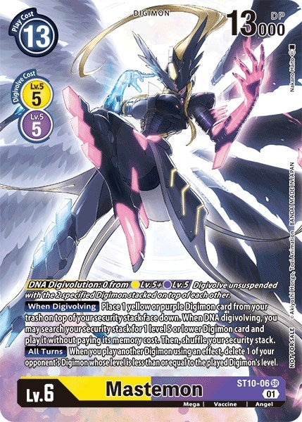 Image for Mastemon (Alternate Art) - Digimon Card Game