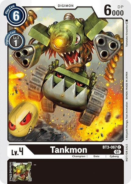 Image for Tankmon - BT3-067 (Tamer Party Vol. 4 Promo) - Digimon Card Game