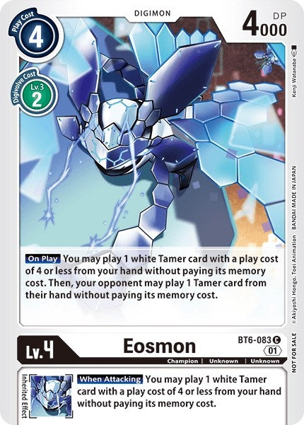 Image for Eosmon - BT6-083 (Tamer Party Vol. 5 Promo) - Digimon Card Game