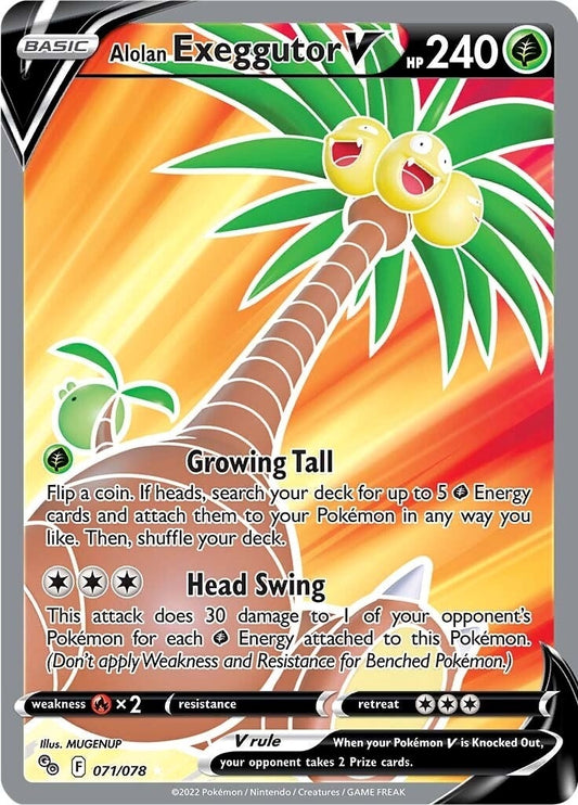 Image for Alolan Exeggutor V (Full Art) - Pokemon