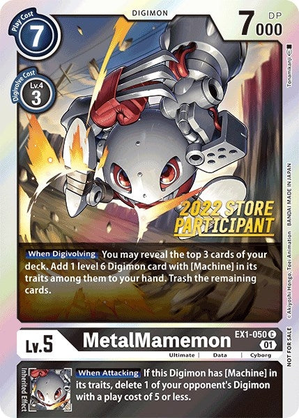 Image for MetalMamemon (2022 Store Participant) - Digimon Card Game