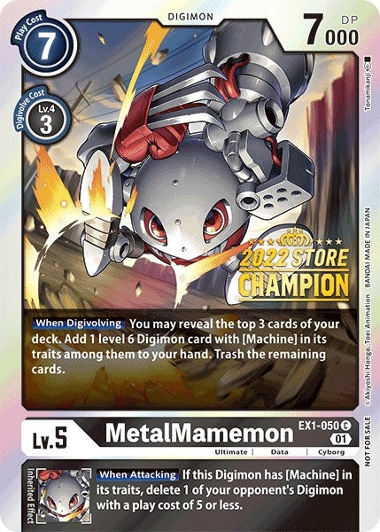 Image for MetalMamemon (2022 Store Champion) - Digimon Card Game