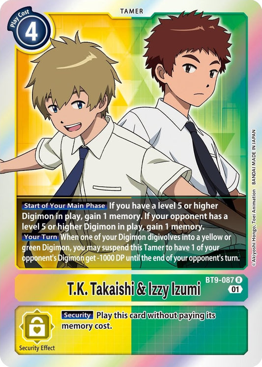 Image for T.K. Takaishi & Izzy Izumi - Digimon Card Game