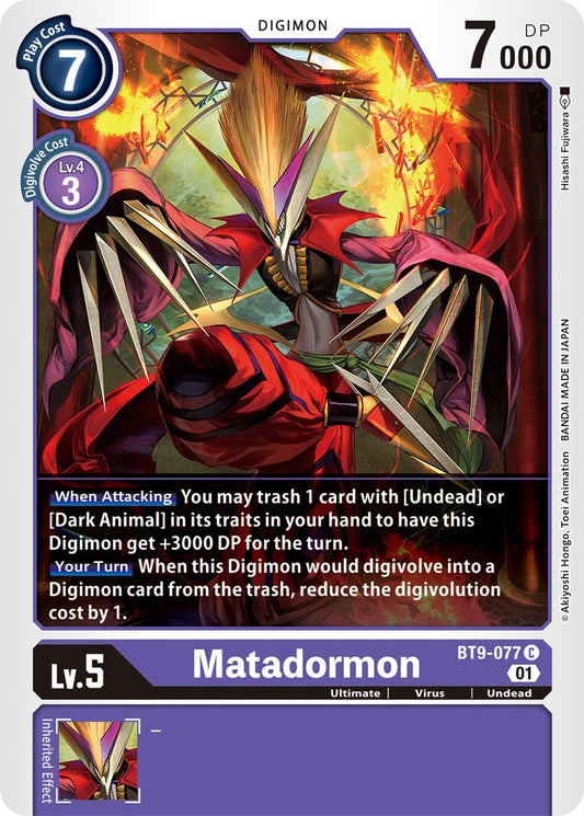 Image for Matadormon - Digimon Card Game