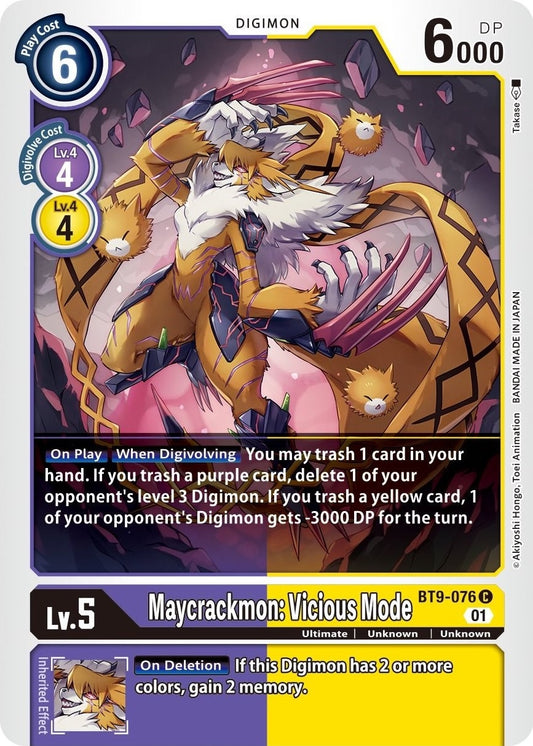 Image for Maycrackmon: Vicious Mode - Digimon Card Game