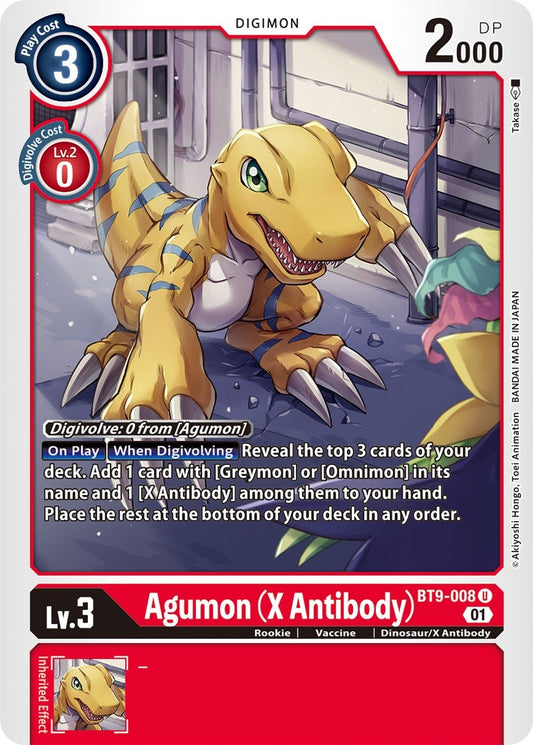 Image for Agumon (X Antibody) - Digimon Card Game