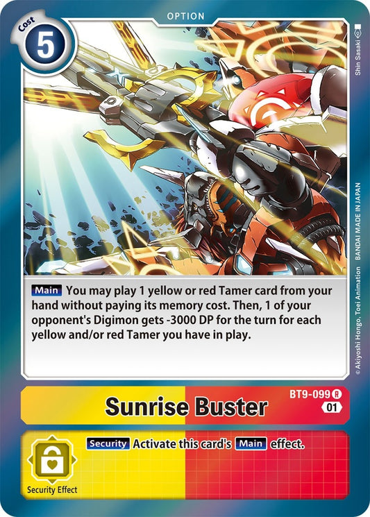 Image for Sunrise Buster - Digimon Card Game