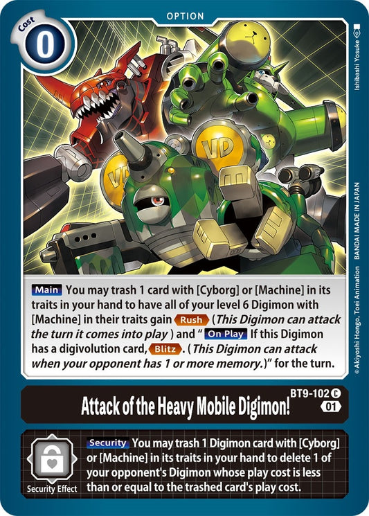 Image for Attack of the Heavy Mobile Digimon! - Digimon Card Game