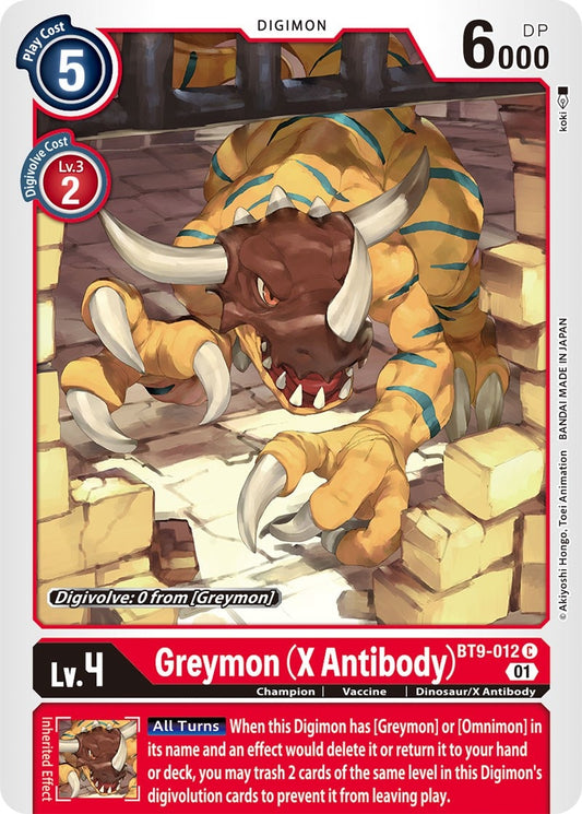 Image for Greymon (X Antibody) - Digimon Card Game