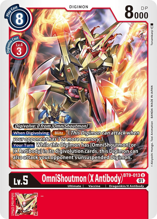 Image for OmniShoutmon (X Antibody) - Digimon Card Game
