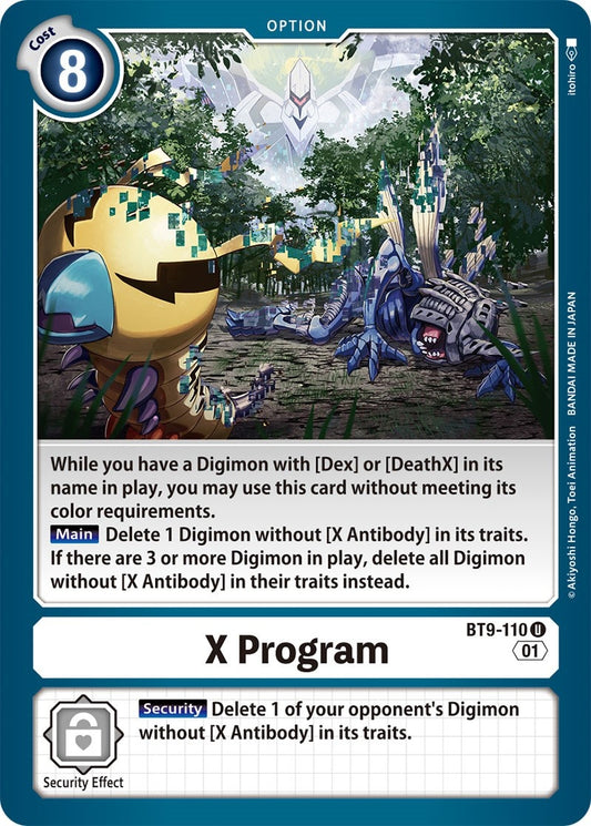 Image for X Program - Digimon Card Game