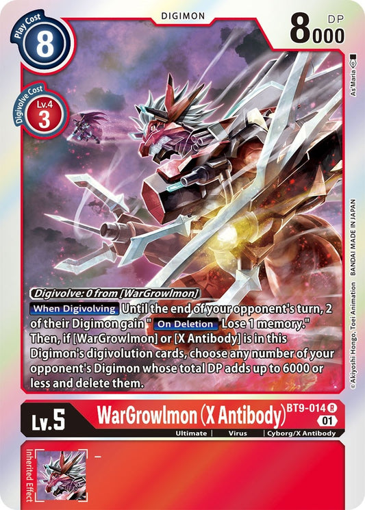 Image for WarGrowlmon (X Antibody) - Digimon Card Game