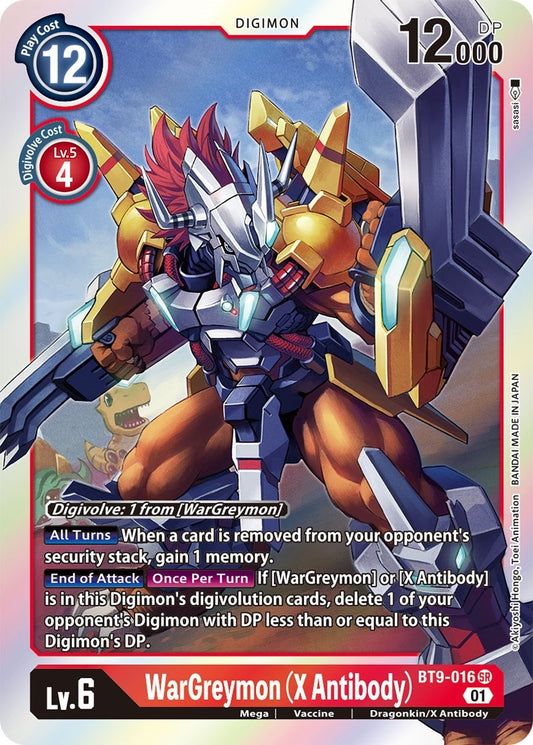 Image for WarGreymon (X Antibody) - Digimon Card Game