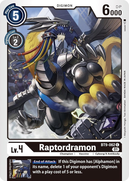 Image for Raptordramon - Digimon Card Game