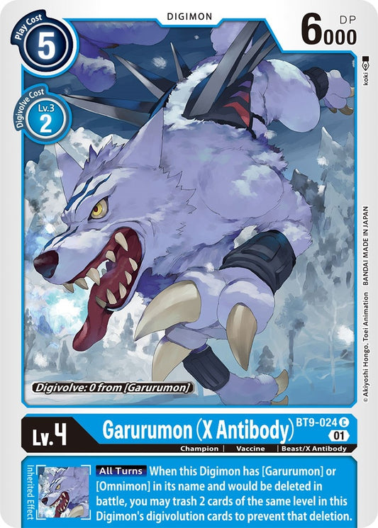 Image for Garurumon (X Antibody) - Digimon Card Game