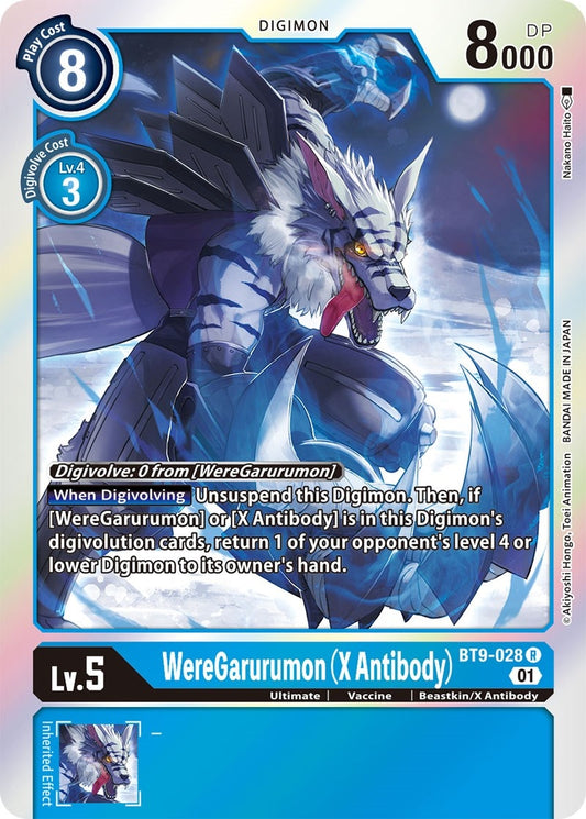 Image for WereGarurumon (X Antibody) - Digimon Card Game