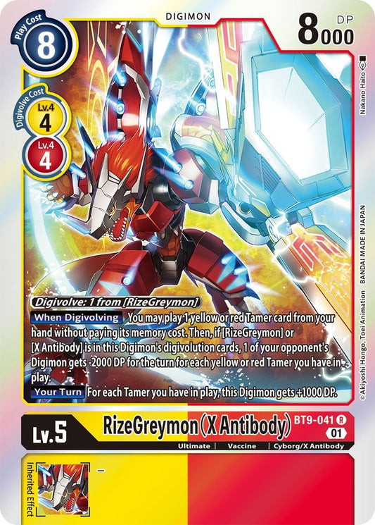 Image for RizeGreymon (X Antibody) - Digimon Card Game