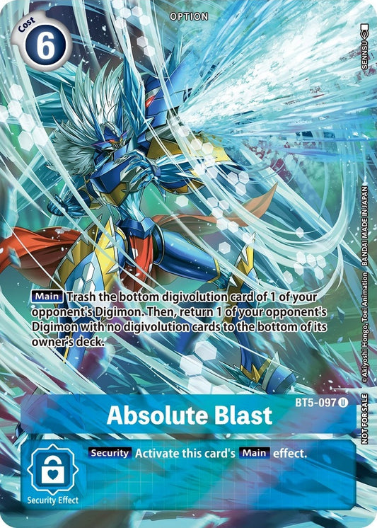 Image for Absolute Blast (Summer 2022 Dash Pack) - Digimon Card Game
