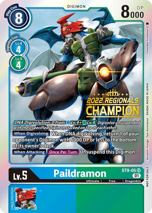 Image for Paildramon (2022 Championship Offline Regional) [Online Champion] - Digimon Card Game