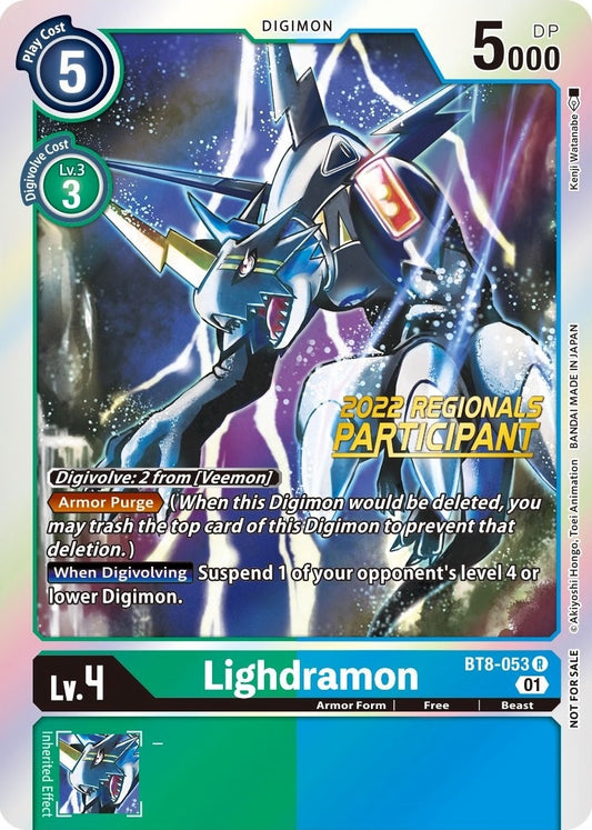 Image for Lighdramon (2022 Championship Offline Regional) [Online Participant] - Digimon Card Game