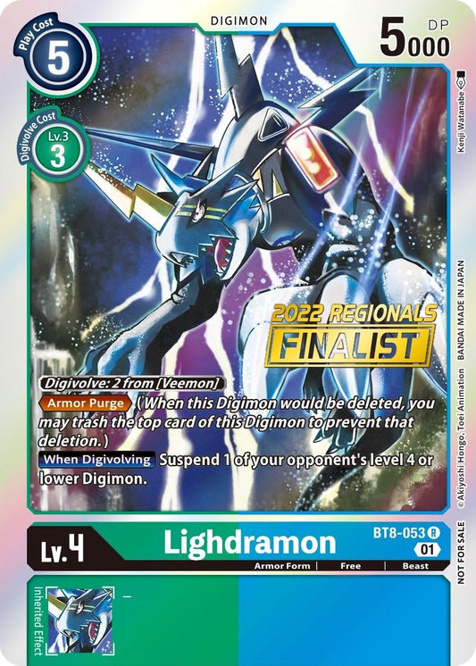 Image for Lighdramon (2022 Championship Offline Regional) [Online Finalist] - Digimon Card Game