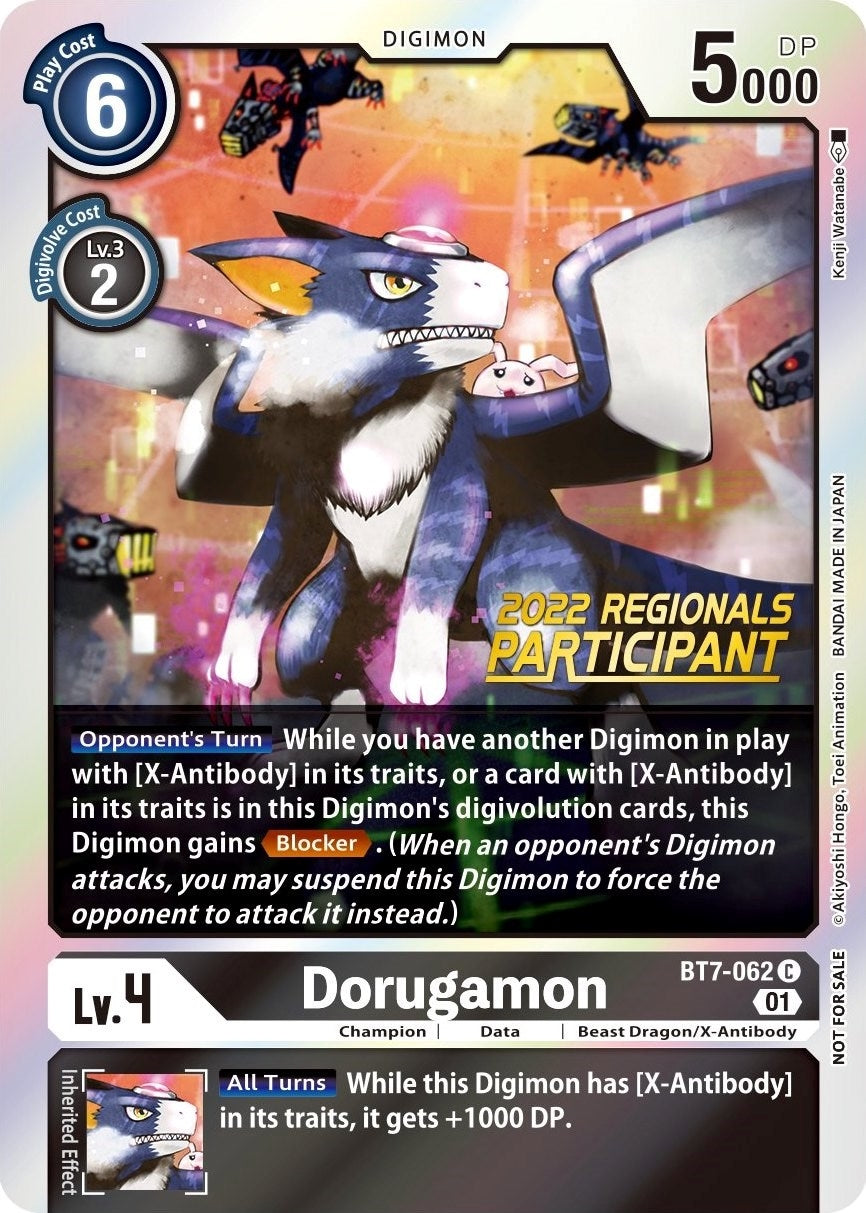 Image for Dorugamon (2022 Championship Offline Regional) [Online Participant] - Digimon Card Game