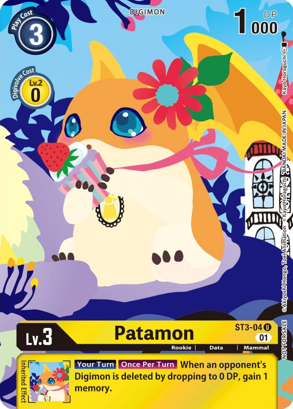 Image for Patamon (Tamer's Card Set 2 Floral Fun) - Digimon Card Game