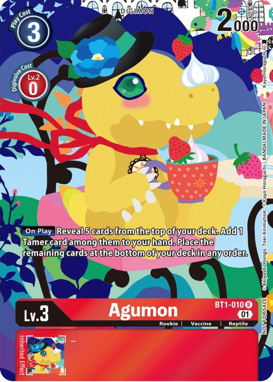 Image for Agumon - BT1-010 (Tamer's Card Set 2 Floral Fun) - Digimon Card Game