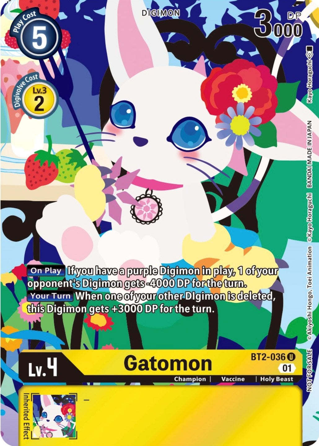 Image for Gatomon - BT2-036 (Tamer's Card Set 2 Floral Fun) - Digimon Card Game