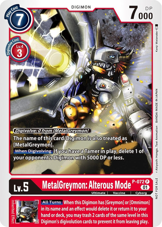 Image for MetalGreymon: Alterous Mode - Digimon Card Game
