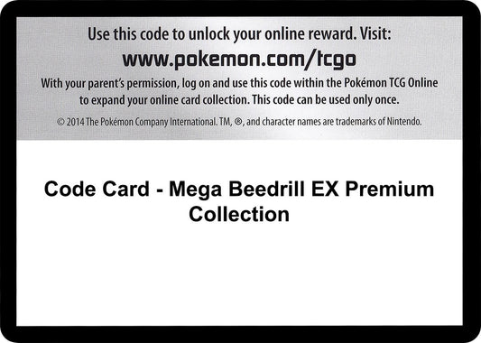 Image for Code Card - Mega Beedrill EX Premium Collection - Pokemon