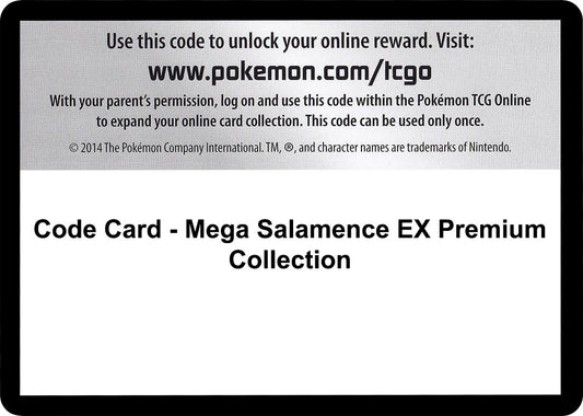 Image for Code Card - Mega Salamence EX Premium Collection - Pokemon