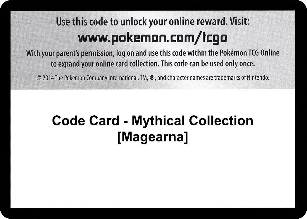 Image for Code Card - Mythical Collection [Magearna] - Pokemon