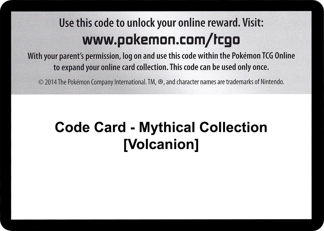 Image for Code Card - Mythical Collection [Volcanion] - Pokemon