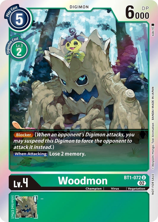 Image for Woodmon (Official Tournament Pack Vol. 6) - Digimon Card Game
