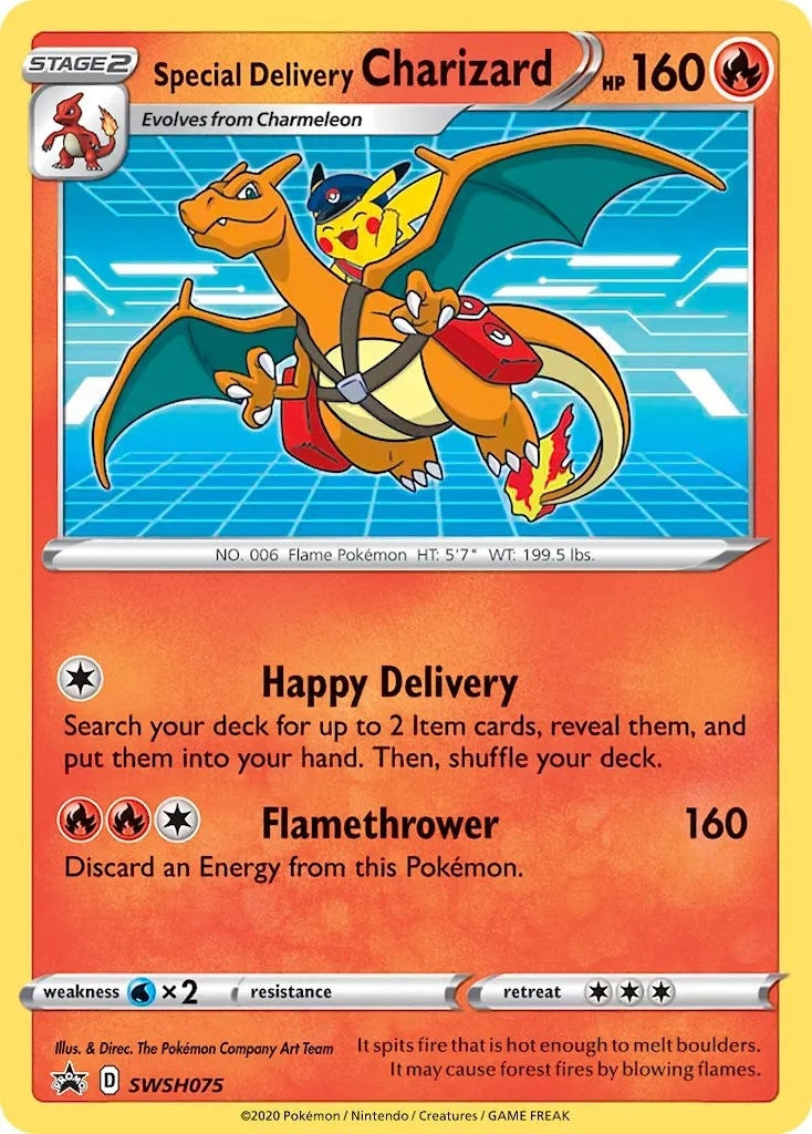 Image for Special Delivery Charizard - SWSH075 - Pokemon