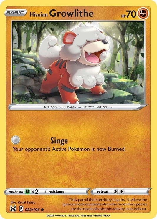 Image for Hisuian Growlithe - Pokemon