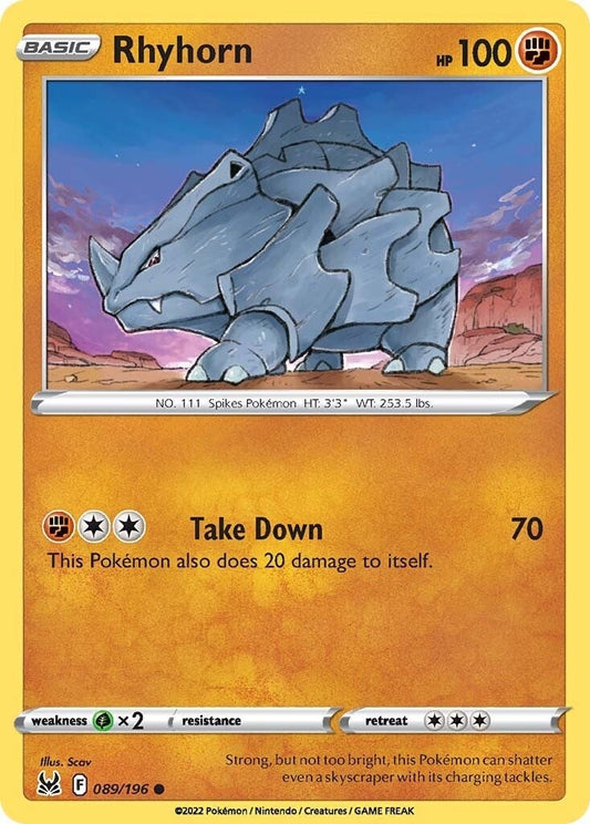 Image for Rhyhorn - Pokemon