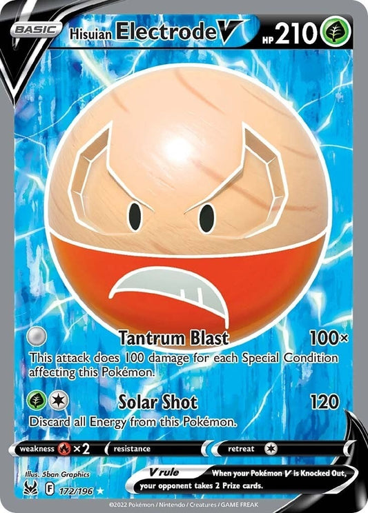 Image for Hisuian Electrode V (Full Art) - Pokemon
