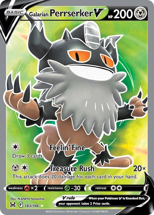 Image for Galarian Perrserker V (Full Art) - Pokemon