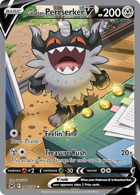 Image for Galarian Perrserker V (Alternate Full Art) - Pokemon