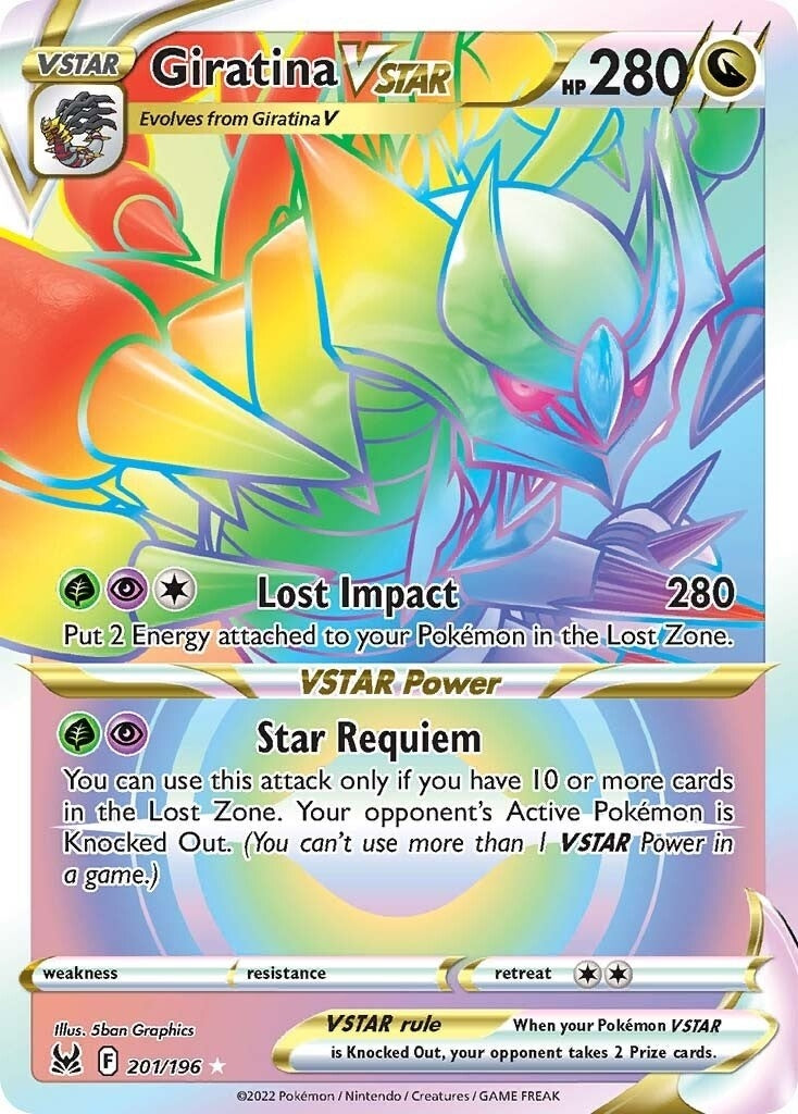 Image for Giratina VSTAR (201) (Secret) - Pokemon